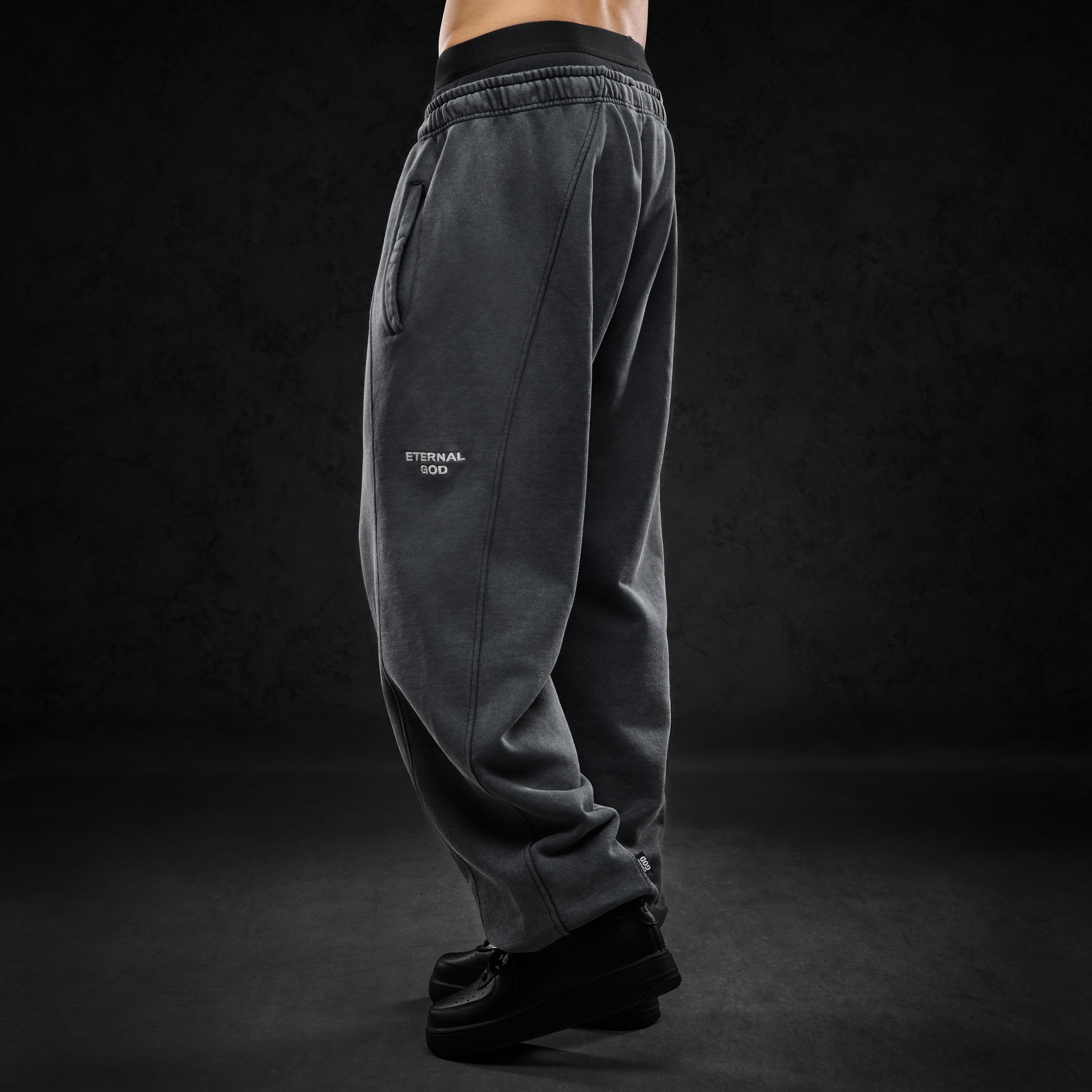 Eternal God E.G.O. (Washed Black) Jogginghosen 402047