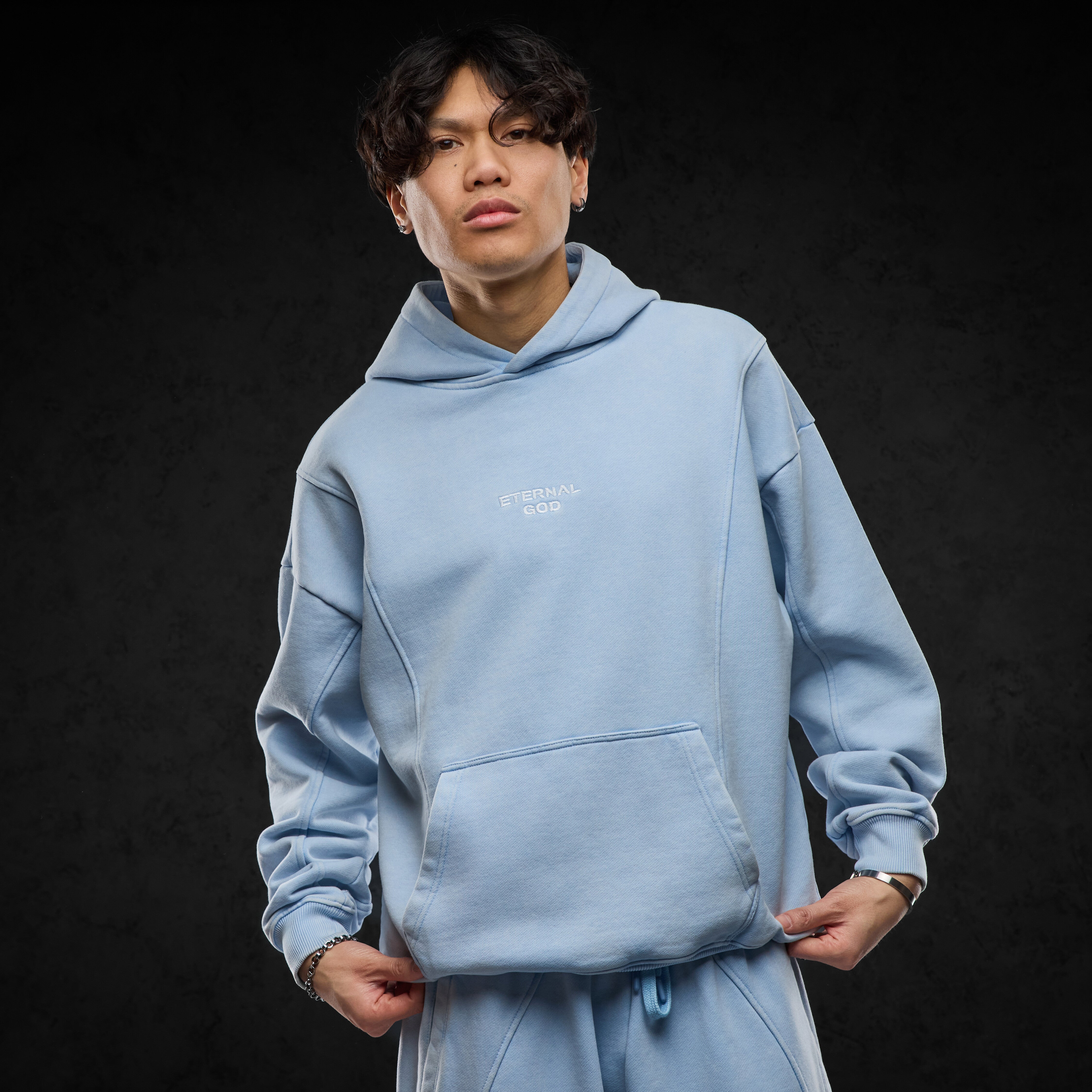 Eternal God E.G.O. (Washed Blue) Hoodie 402080