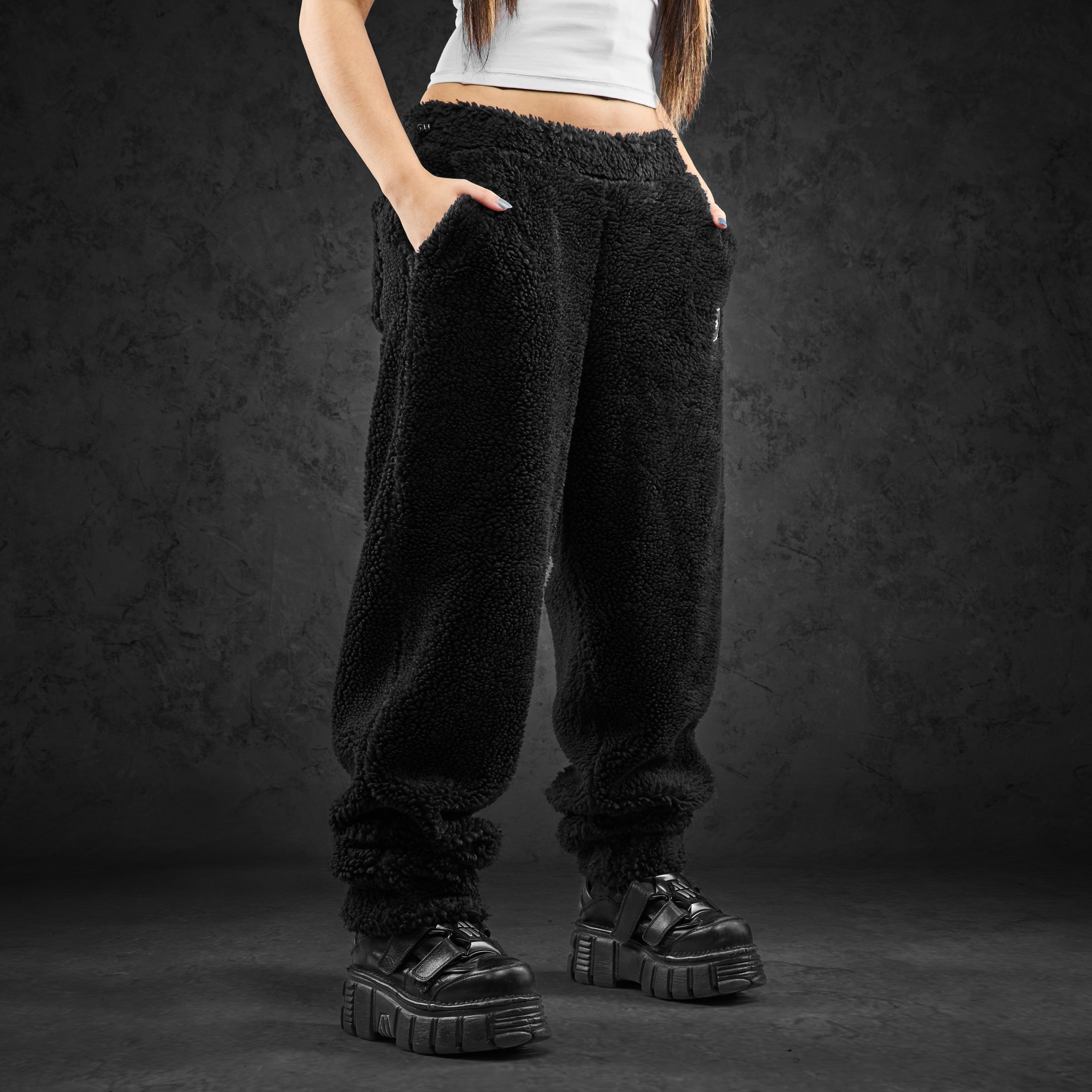 Eternal God Chinese Letter EG  Pans Fleece Hose 434109