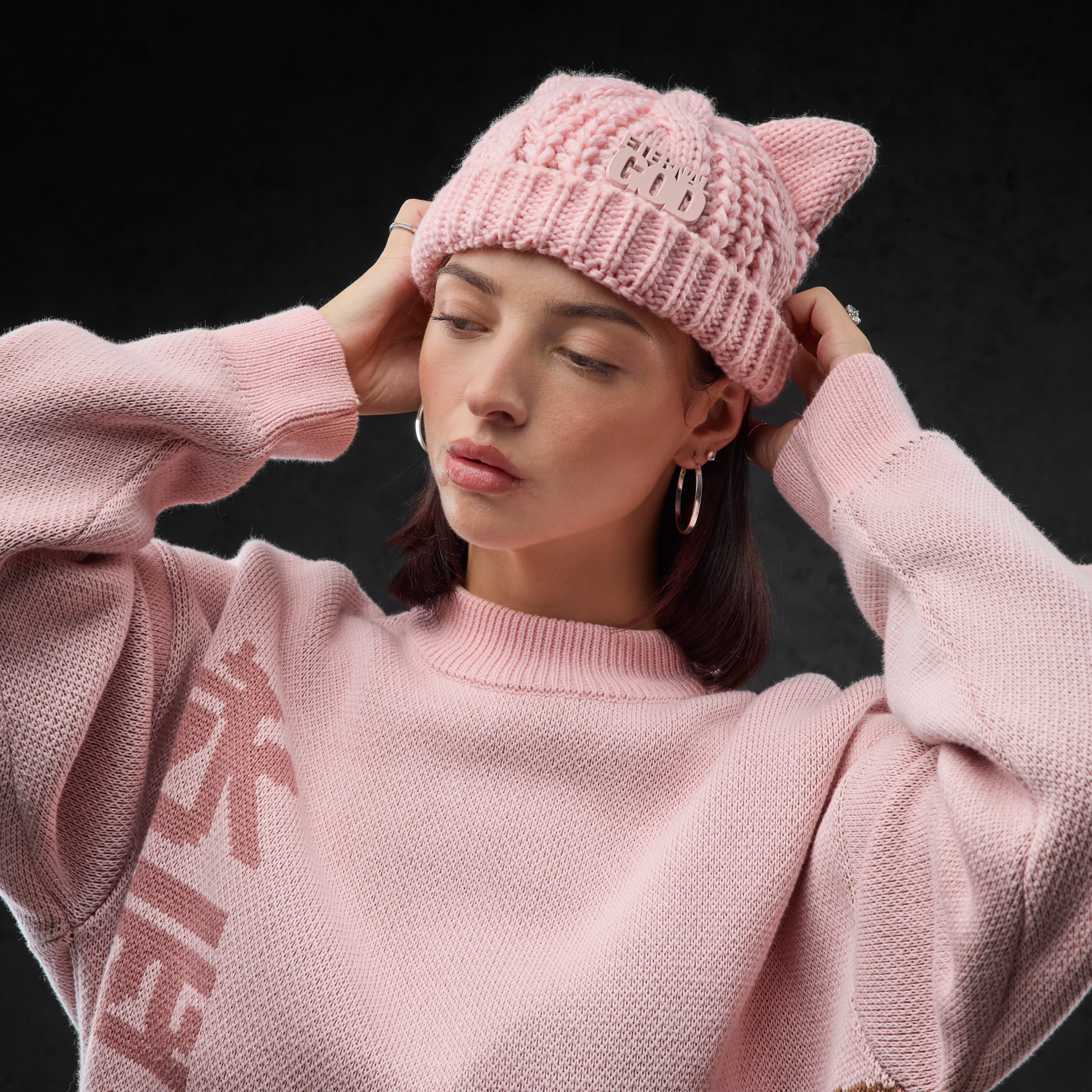 Eternal God Churro Beanie (rose) Beanies 376225
