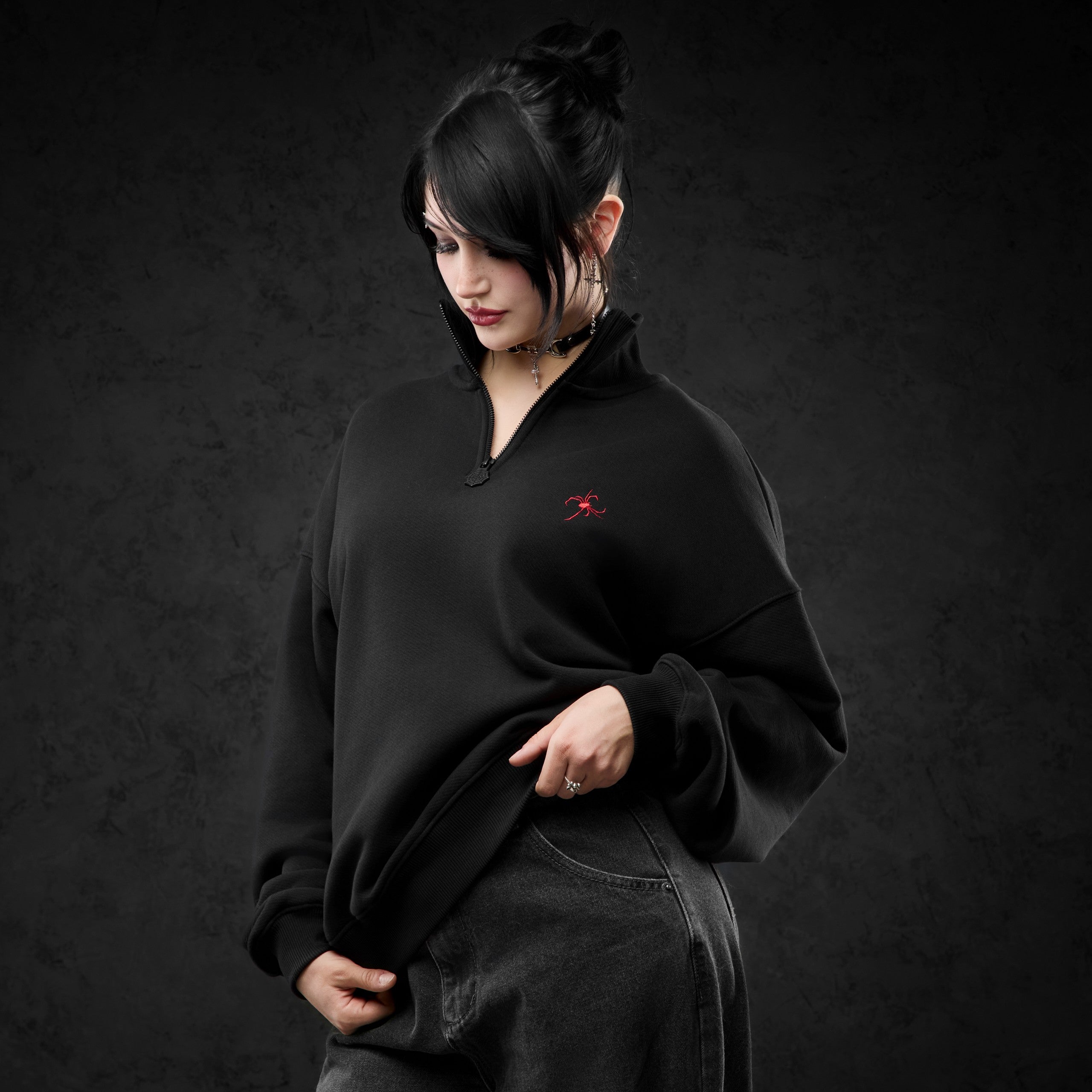 Eternal God MYNA SEEN  Half-Zip 424776