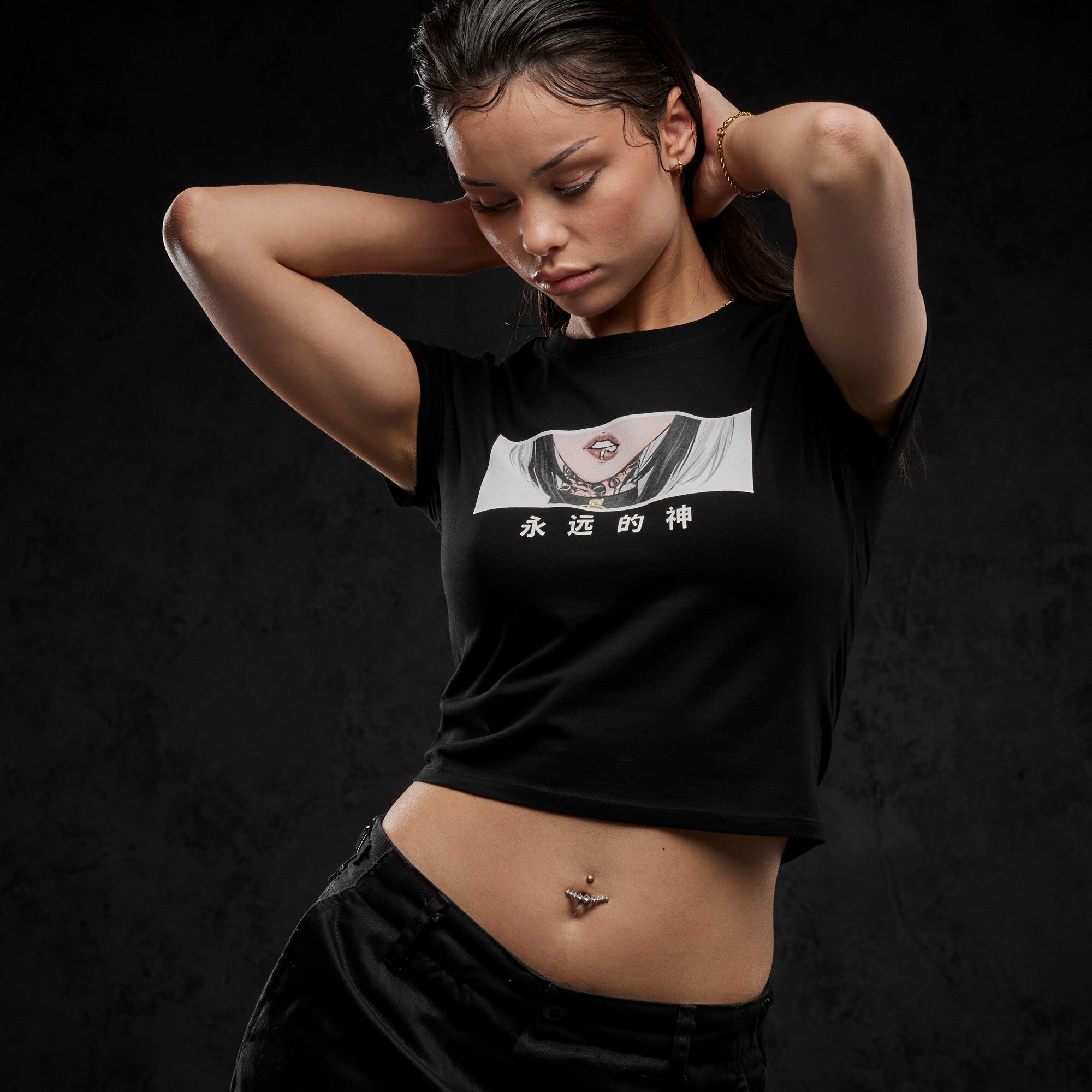 Eternal God Marry Cropped Slim Tee 374855