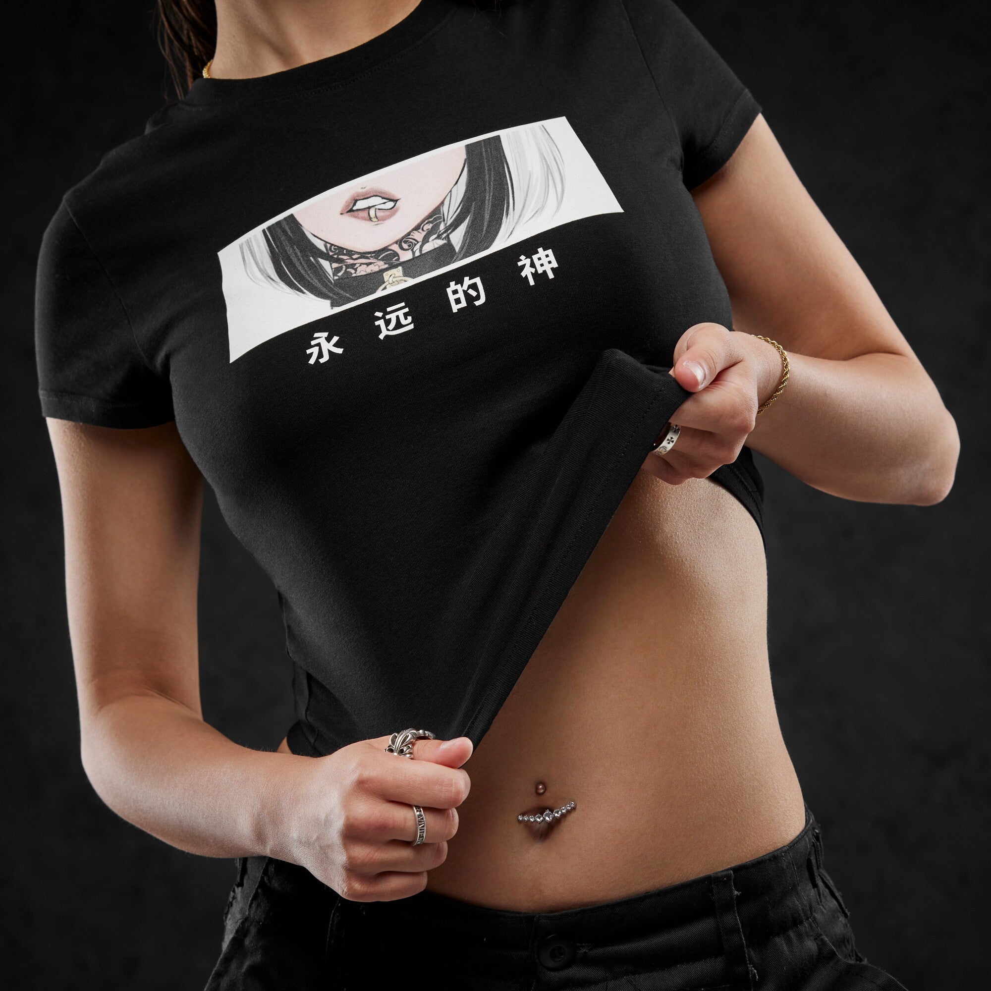 Eternal God Marry Cropped Slim Tee 374852