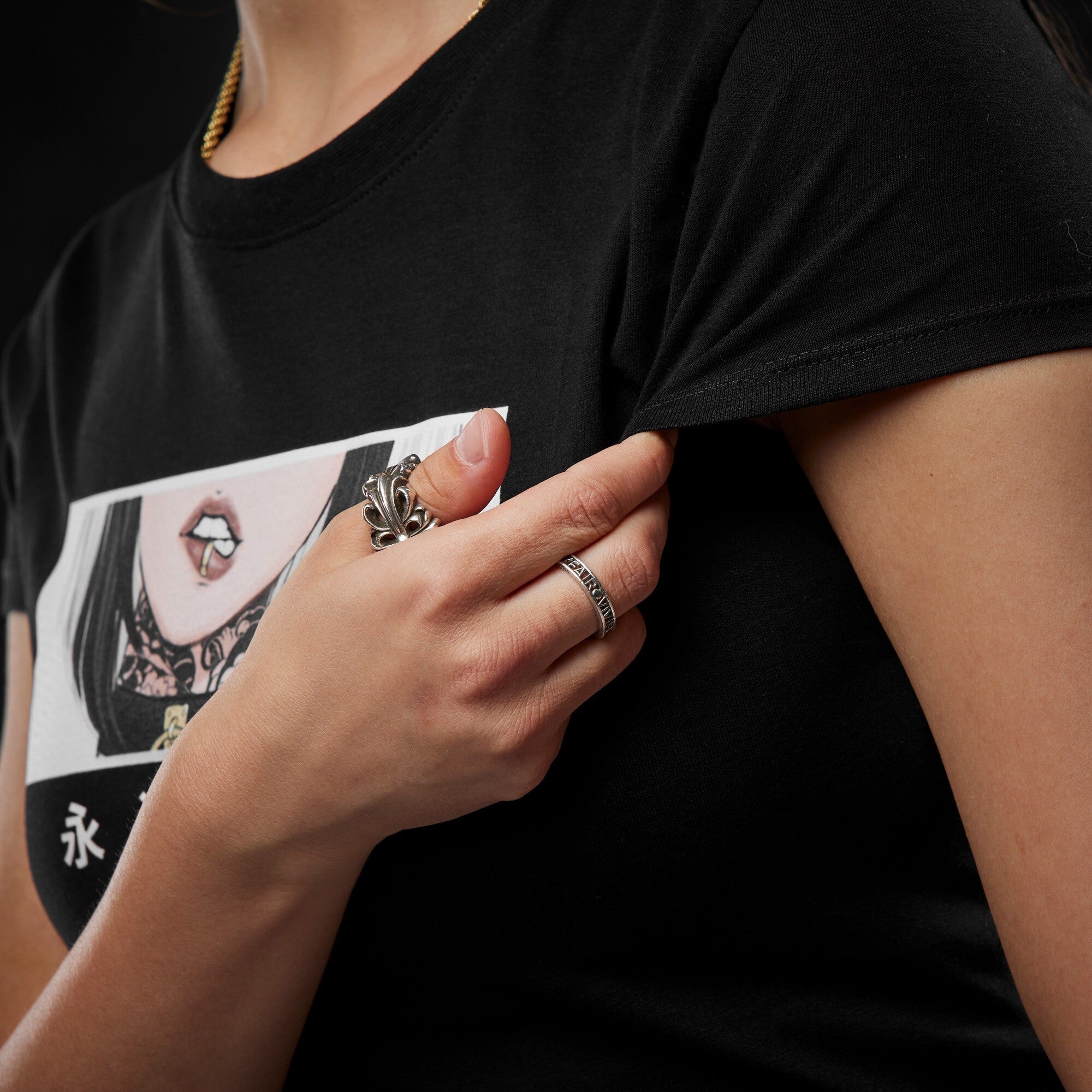 Eternal God Marry Cropped Slim Tee 374849