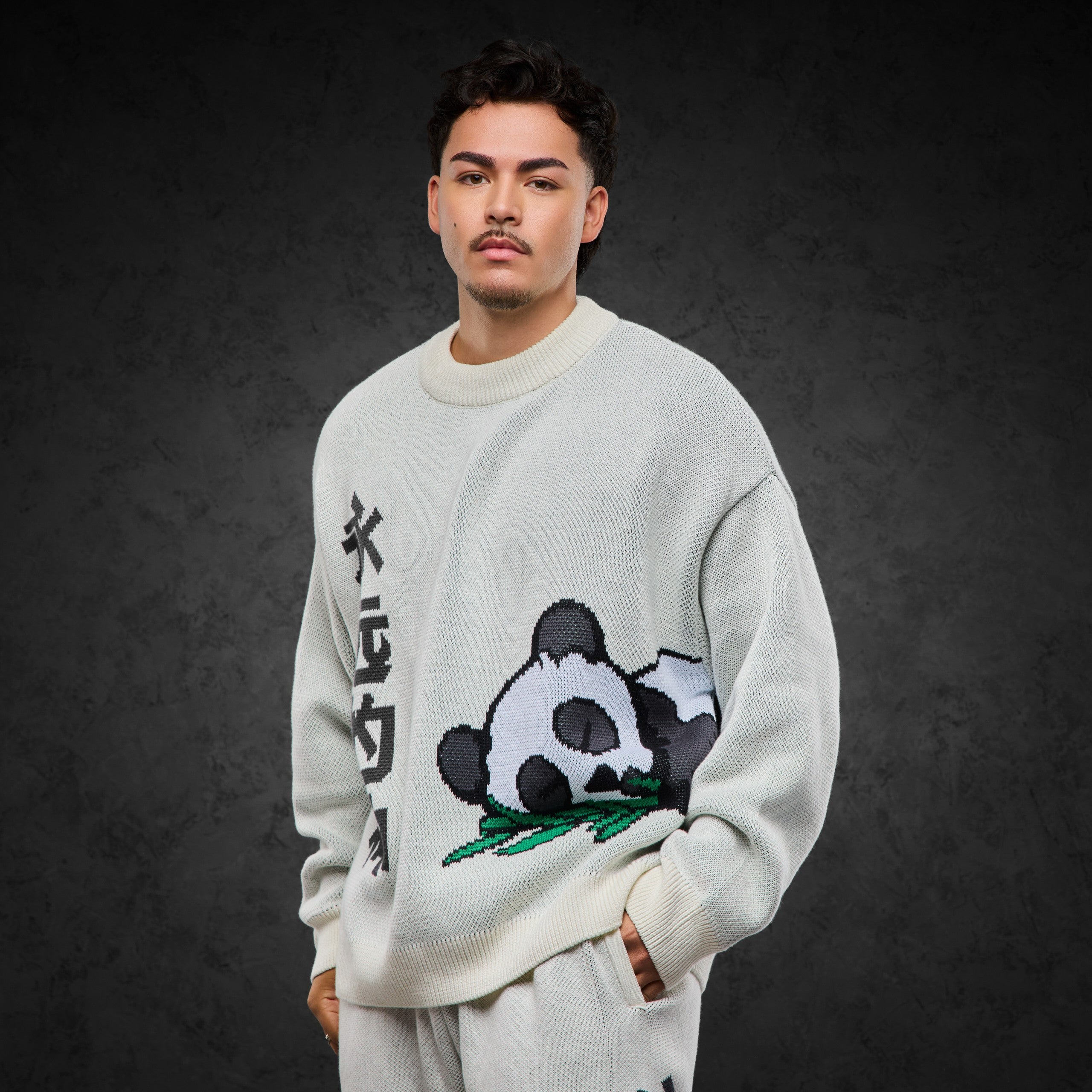 Eternal God Patch Knit Sweater Sweater 428438