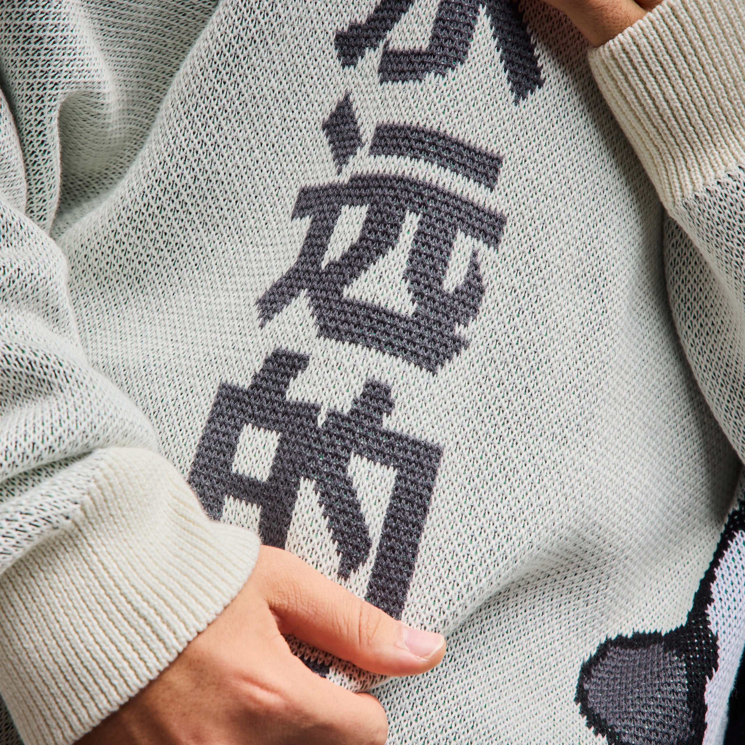 Eternal God Patch Knit Sweater Sweater 428452