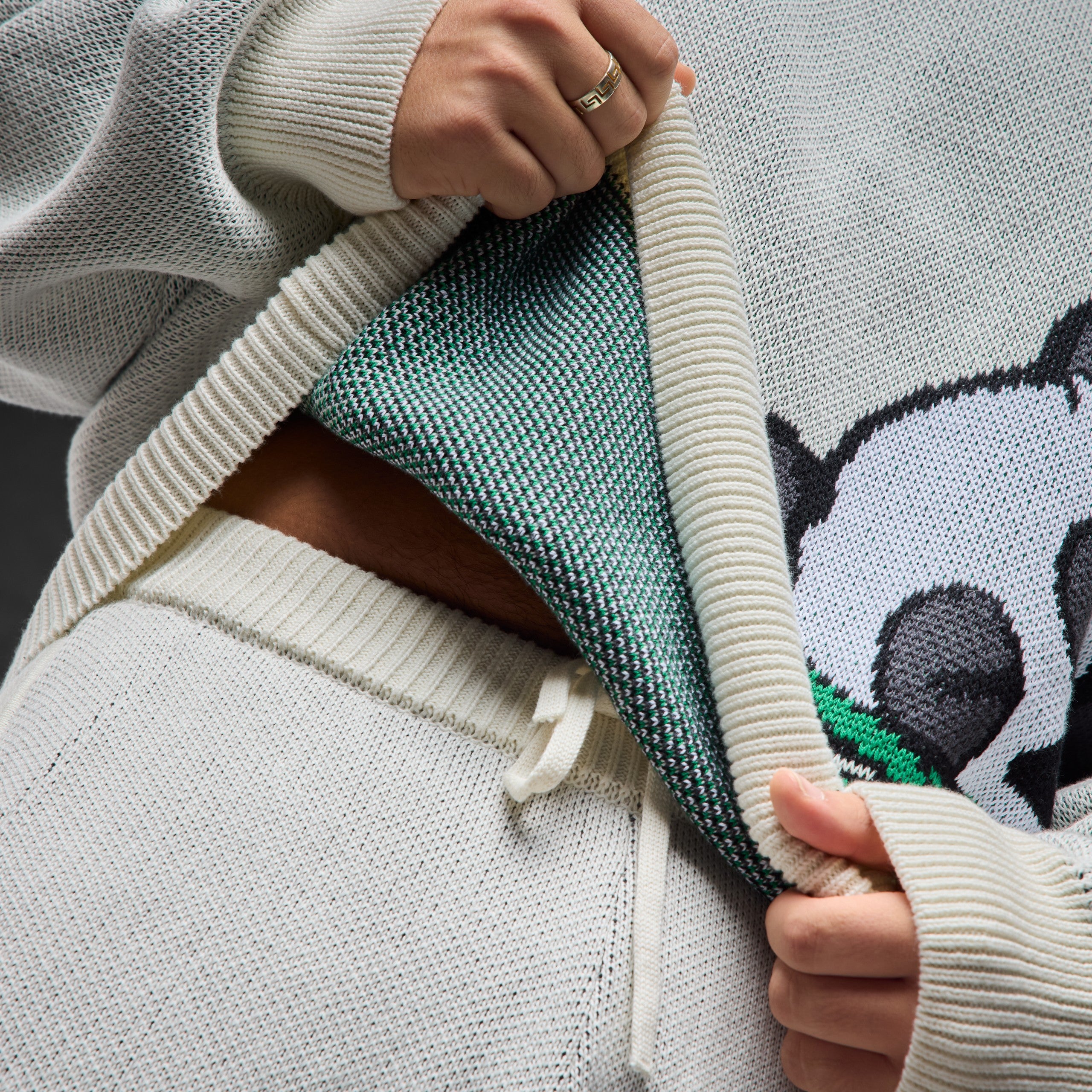 Eternal God Patch Knit Sweater Sweater 428454