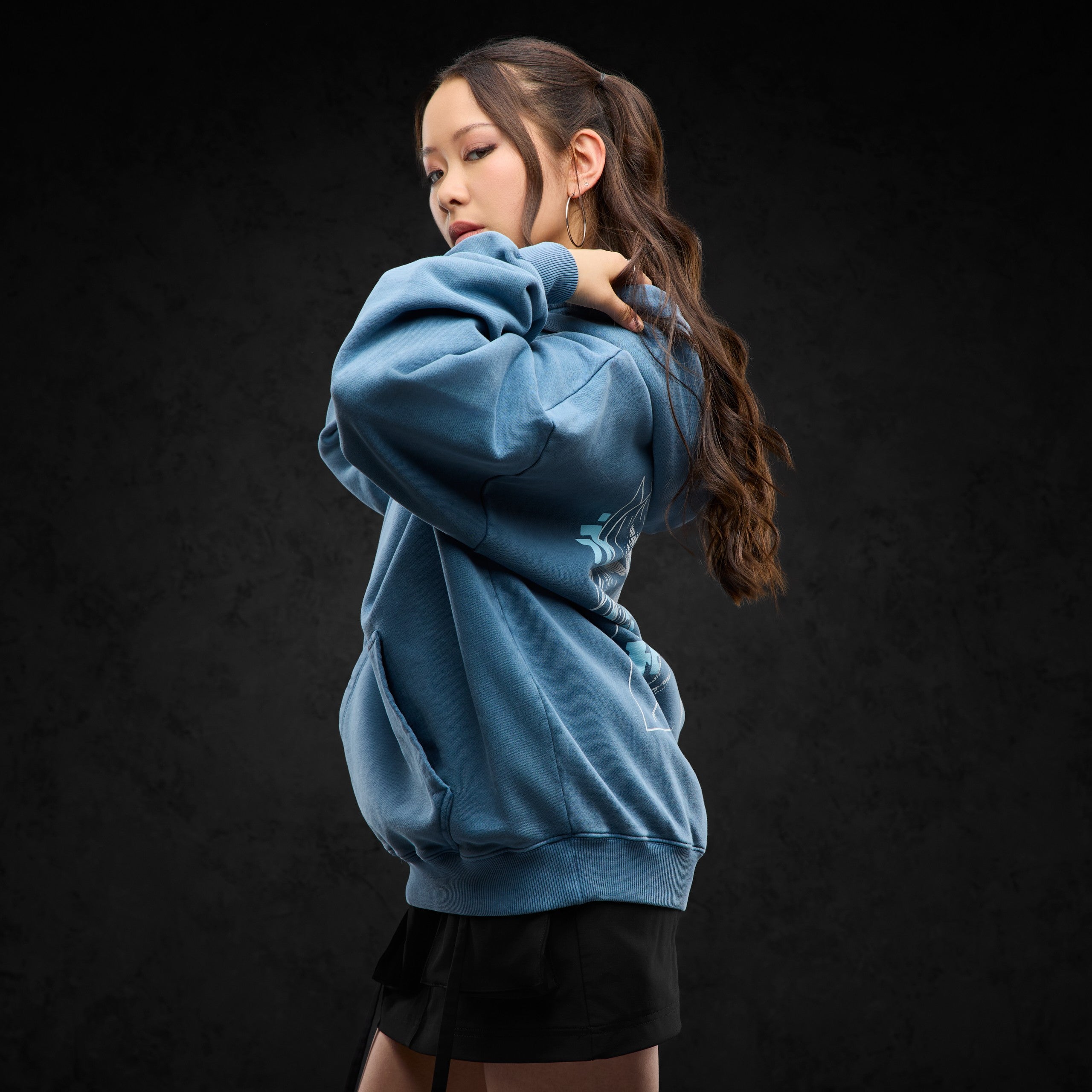 Eternal God Sad Kira (blue washed) Hoodies 415508