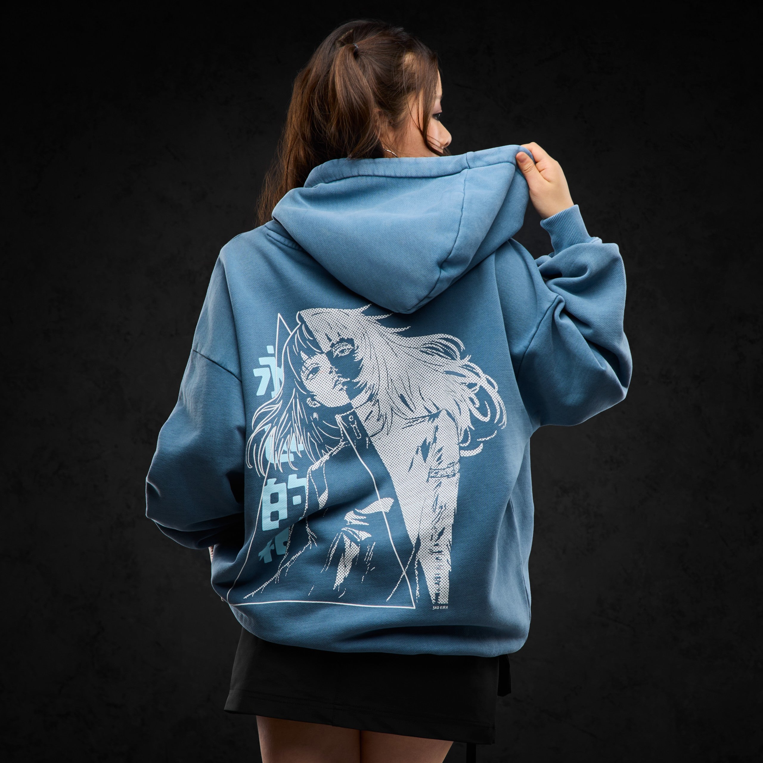 Eternal God Sad Kira (blue washed) Hoodies 415512