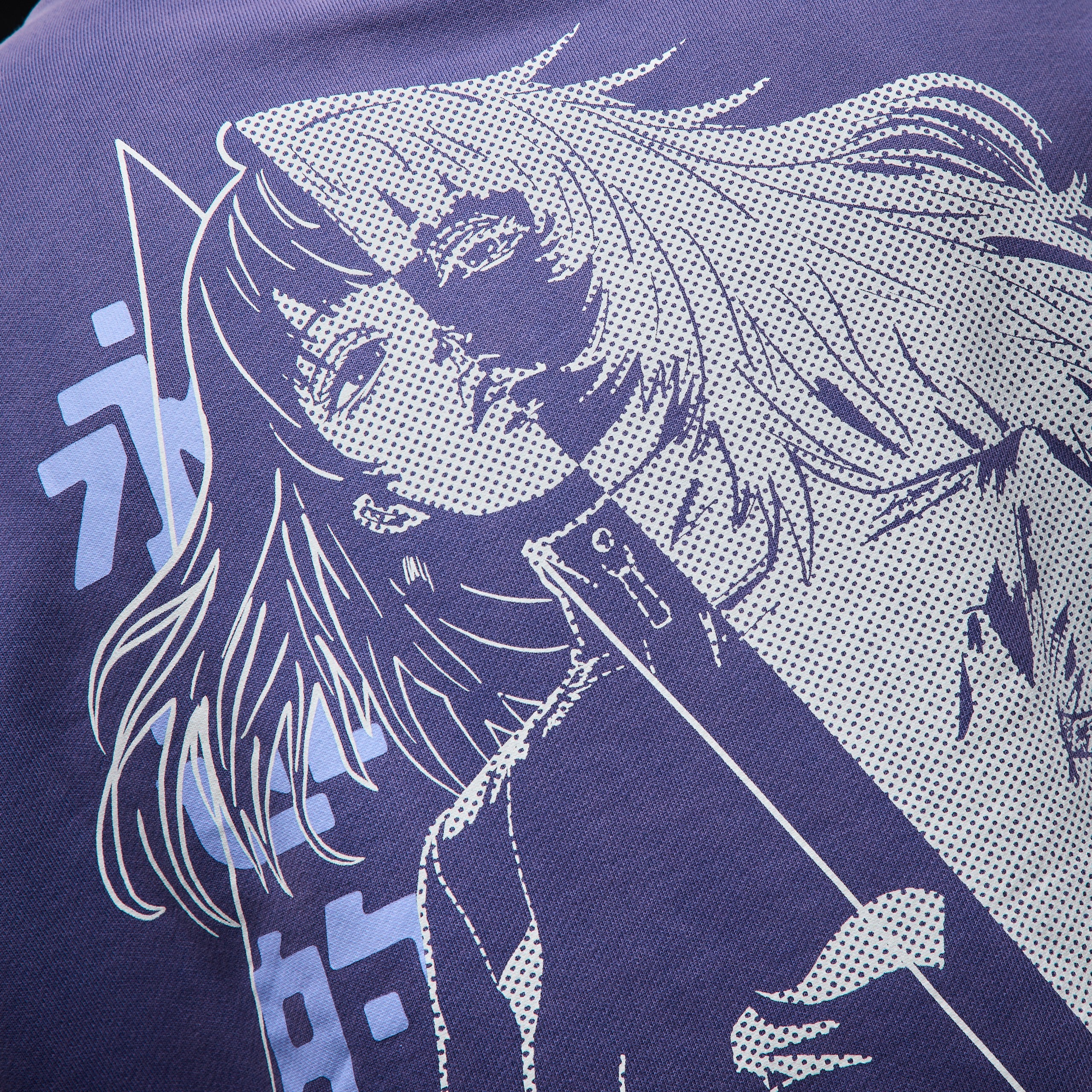 Eternal God Sad Kira (purple washed) Half-Zip 415490